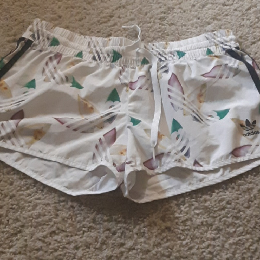 Adidas floral shorts